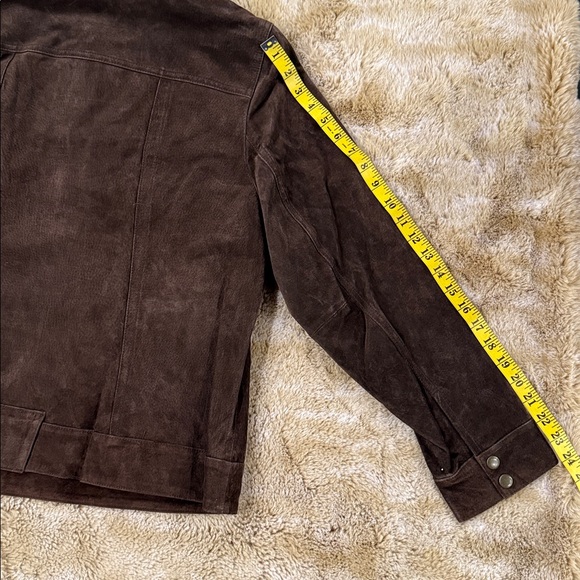 NWT Vintage 90s/Y2K SIZE 1X Jones New York Sport Brown Suede Jacket ~~MSRP $169 - Picture 13 of 16